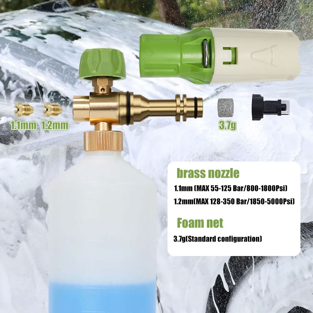 อลูมิเนียมโฟมปืน Lance Foam ca - Foam Cannon Car Wash บทวิจารณ์และราคา