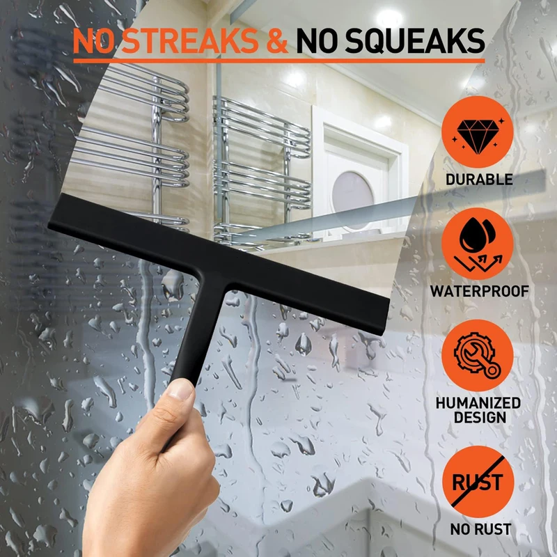 ที่ปาดน้ำซิลิโคนแบบไม่ทิ้งรอย  - Glass Cleaner Streak บทวิจารณ์และราคา
